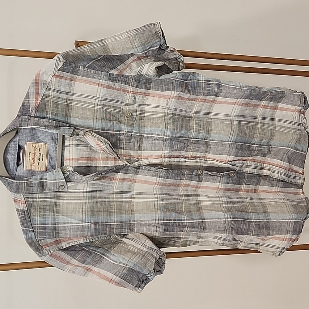 Men's Plaid Short Sleeve Shirt